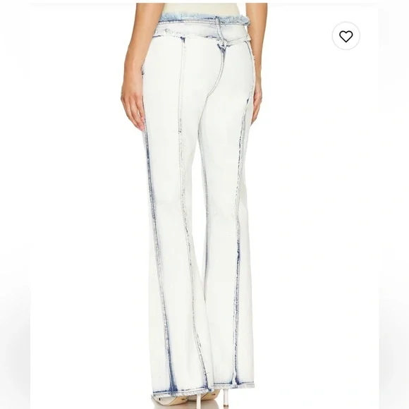 h:ours Calista Pant in Light Tinted Bleach - Picture 2 of 14
